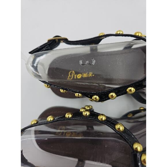 Womens Studed Strappy Sandals Size 6.5 Black - Picture 4 of 5